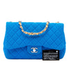 Chanel Jumbo Classic Perforated Jersey Single Flap Secondhand