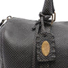 Fendi Perforated Leather Selleria Boston Bag Secondhand