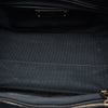 Prada Bicolor Saffiano Cuir Trimmed Canvas Satchel Secondhand