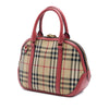 Burberry Small Haymarket Check Nylon Orchard Bowling Bag Secondhand