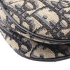 Dior Mini Oblique Canvas Saddle Bag Secondhand