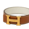 Hermès Courchevel Constance H Reversible Belt Secondhand