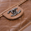 Secondhand Chanel Medium Glazed Calfskin Duo Color Flap