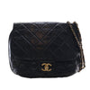 Chanel Medium Quilted Glazed Calfskin Bubble CC Flap Secondhand