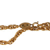 Chanel Gold Plated Faux Pearl CC Pendant Necklace Secondhand