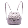 Chanel Quilted Iridescent Calfskin Ground Control Flap Backpack Secondhand