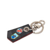 Louis Vuitton Damier Graphite Alps Enchappe Bag Charm and Key Holder Secondhand