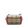 Burberry Small Haymarket Check Nylon and Calfskin Canterbury Tote Secondhand