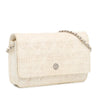Secondhand Chanel CC Coated Tweed Wallet On Chain