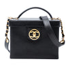 Secondhand Chanel CC Caviar Vanity Box Case