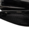 Prada Spazzolato Leather Flap Shoulder Bag Secondhand