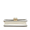 Miu Miu Croc Embossed Leather Crystal Solitaire Crossbody Secondhand