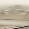Miu Miu Croc Embossed Leather Crystal Solitaire Crossbody Secondhand