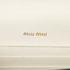 Miu Miu Croc Embossed Leather Crystal Solitaire Crossbody Secondhand