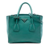 Secondhand Prada Glace Calf Twin Pocket Double Handle Satchel