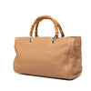 Gucci Limited Edition Medium Calfskin Bamboo Shopper Satchel Secondhand
