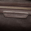 Celine Mini Tricolor Linen and Leather Luggage Tote Secondhand