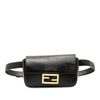 Secondhand Fendi Leather FF Logo Baguette Belt Bag