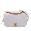 Secondhand Chanel CC Quilted Caviar Turnlock Full Flap