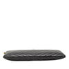 Saint Laurent Quilted Chevron Leather Monogram Document Holder Secondhand