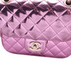 Chanel Mini Quilted Metallic Mirror Calfskin Hollywood Boulevard Flap Secondhand