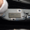 Prada Saffiano Floral Print Twin Pocket Satchel Secondhand