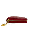 Celine Quilted Leather C Charm Zip Wallet Coin Case Secondhand