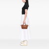 Celine Small Calfskin Cuir Triomphe Cabas Drawstring Satchel Secondhand