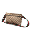 Gucci GG Canvas Web Double Pocket Belt Bag Secondhand