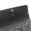 Chanel CC Quilted Caviar Heart Flap Phone Holder with Chain Secondhand