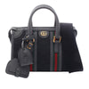 Gucci Mini GG Canvas Web Bauletto Top Handle Bag Secondhand