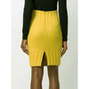 Thierry Mugler Yellow Wool Skirt - '80s Second hand