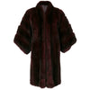 Christian Dior Burgundy Fur Coat - '80s Second hand
