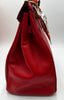 Secondhand Hermes Birkin Handbag Red Ardennes with Gold Hardware