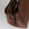 Secondhand Fendi Dot Com Brown Leather Bag
