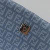 Secondhand Fendi Baguette Blue Canvas Bag