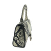 Balenciaga Hourglass Top Handle Bag Python Embossed Leather