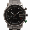 Gucci G-Chrono Chronograph Quartz Watch Stainless Steel and Leather