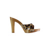 Secondhand Dolce & Gabbana Wooden Sandals - '10s