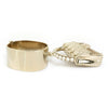 Secondhand Chanel Coco Mark Gold Metal Jewelry