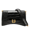 Secondhand Balenciaga Croc Embossed Leather Downtown Crossbody XS