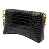 Secondhand Balenciaga Croc Embossed Leather Downtown Crossbody XS
