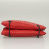 Secondhand Bottega Veneta Intrecciato Red Leather Bag