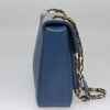 Secondhand Fendi Bebaguette Blue Leather Bag