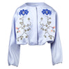 Secondhand Vivetta Blue Floral Jacket and Skirt Set - '20s