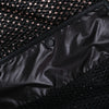 Secondhand Marco de Vincenzo Black Crystal-Embellished Mesh Bomber - '10s