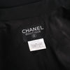 second hand Chanel Spring 1997 Black Wool CC Button Skirt Suit- '90s