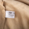 Secondhand Roberto Cavalli Beige Suede Lace-Trim Tie-Front Blouse