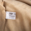 Secondhand Roberto Cavalli Beige Suede Lace-Trim Tie-Front Blouse - '00s