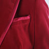 Secondhand Gucci by Tom Ford Red Cotton Velvet Pantsuit - '90s